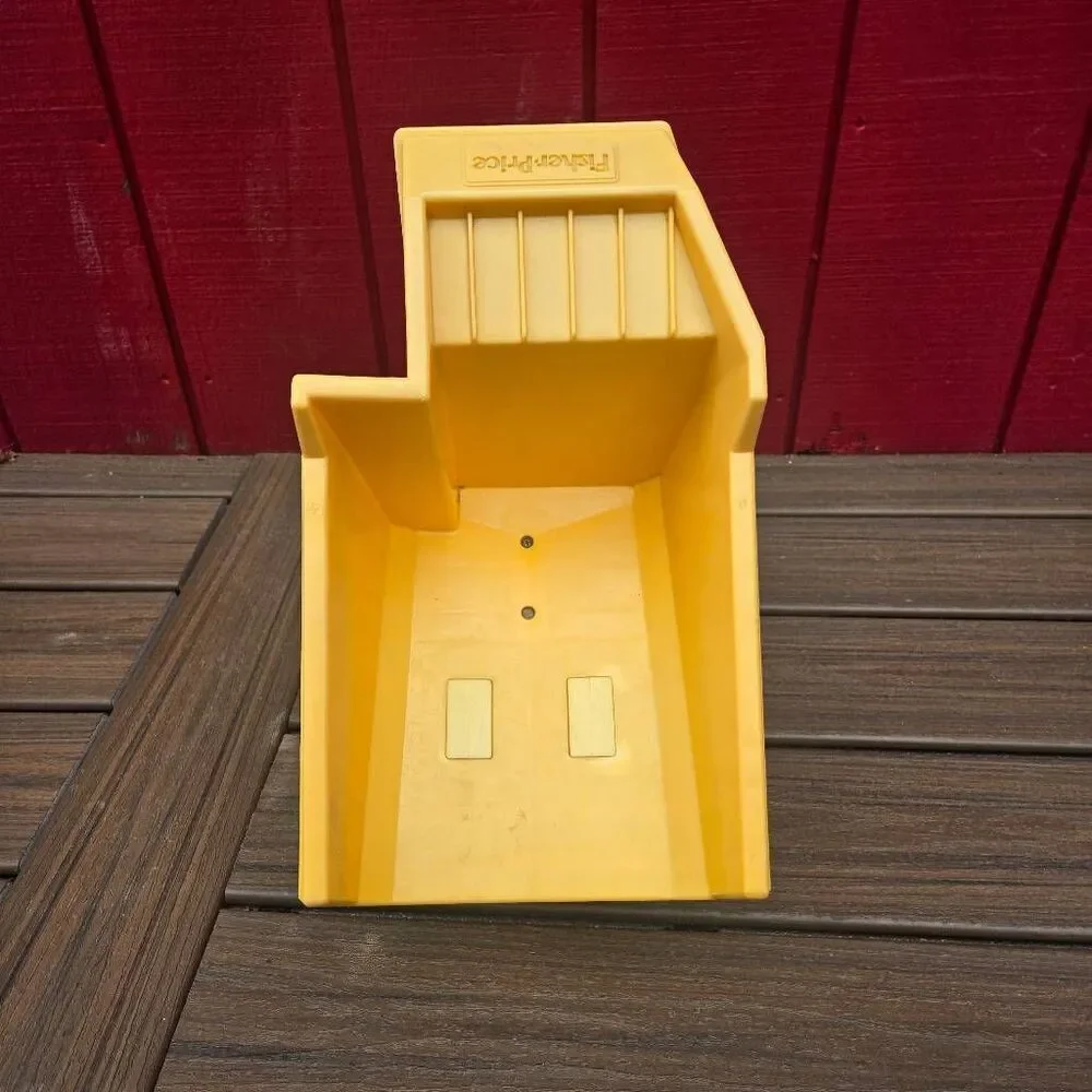 Fisher Price Little People Ruff Tuff Rumblin Dump Truck rare htf construction